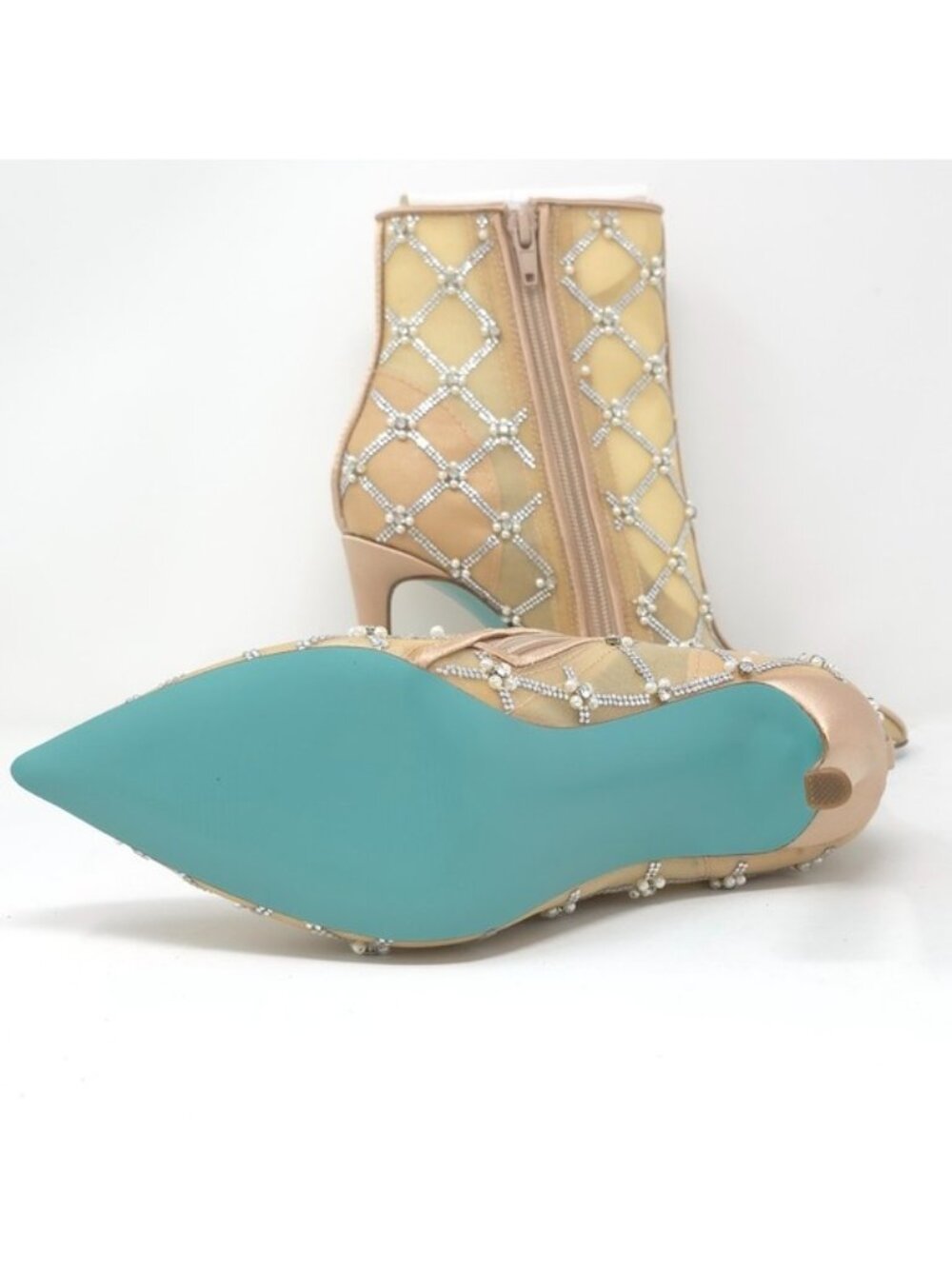 Betsey Johnson Women's Larkk Ankle Boot Nude - Picture 5 of 11